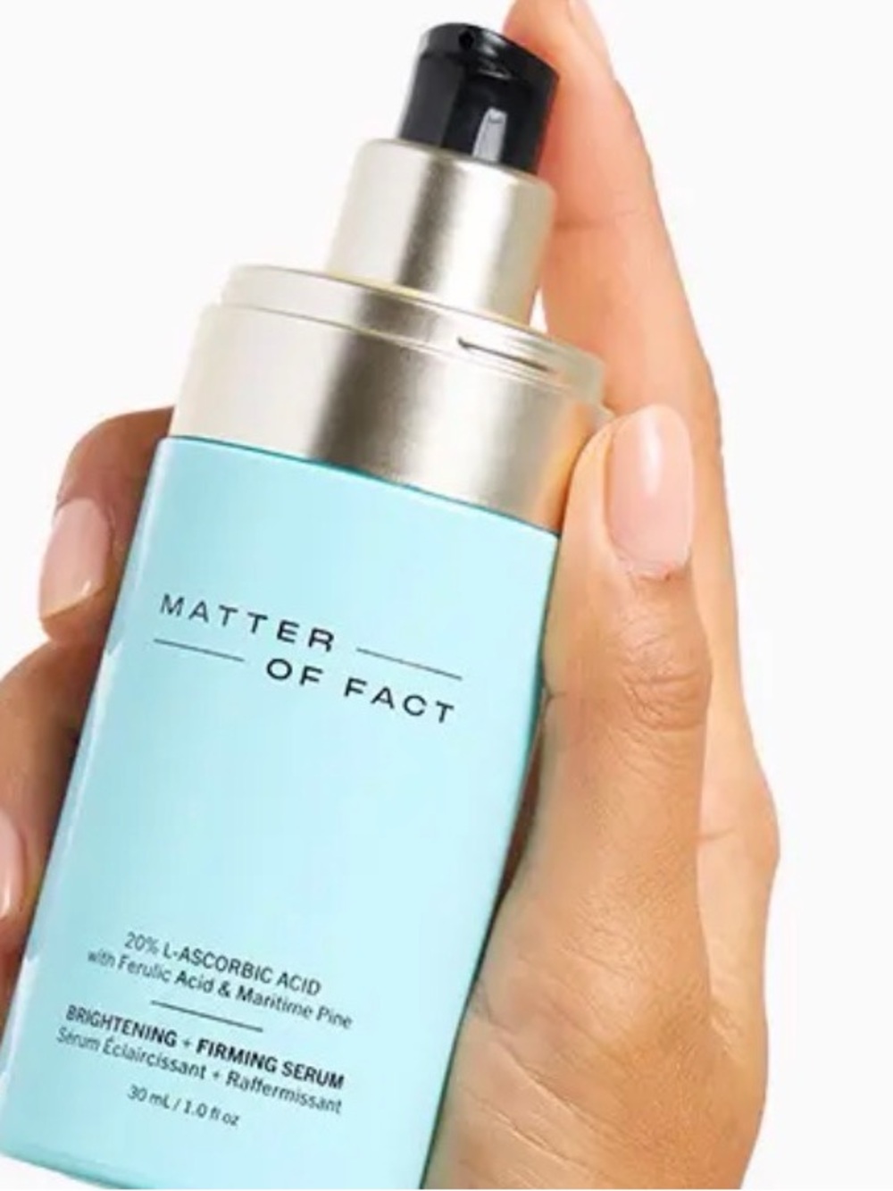 Brightening + Firming Serum in Light Blue